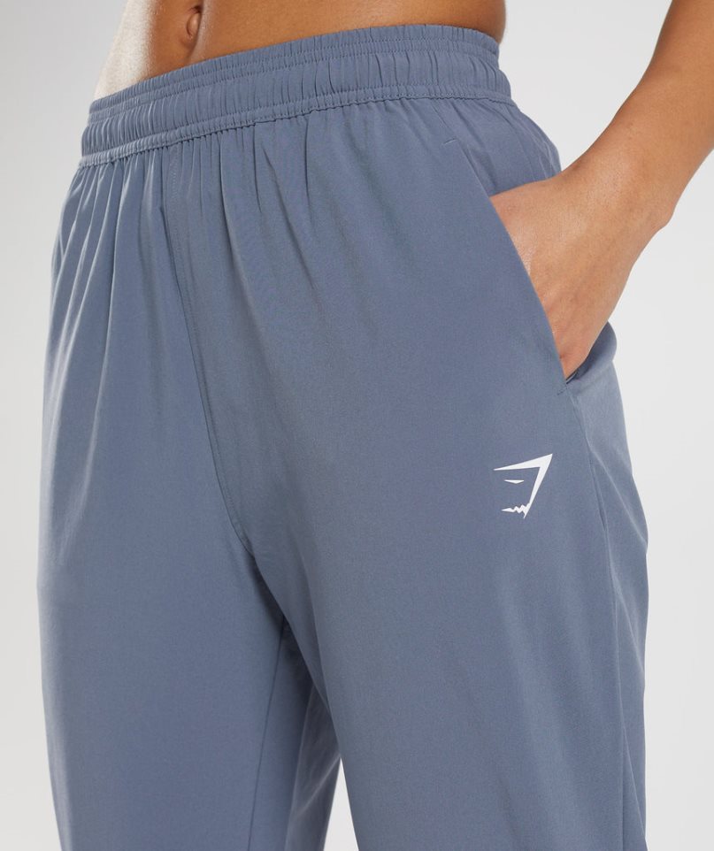 Women's Gymshark Training Woven Jogger Blue | CA 0167ND